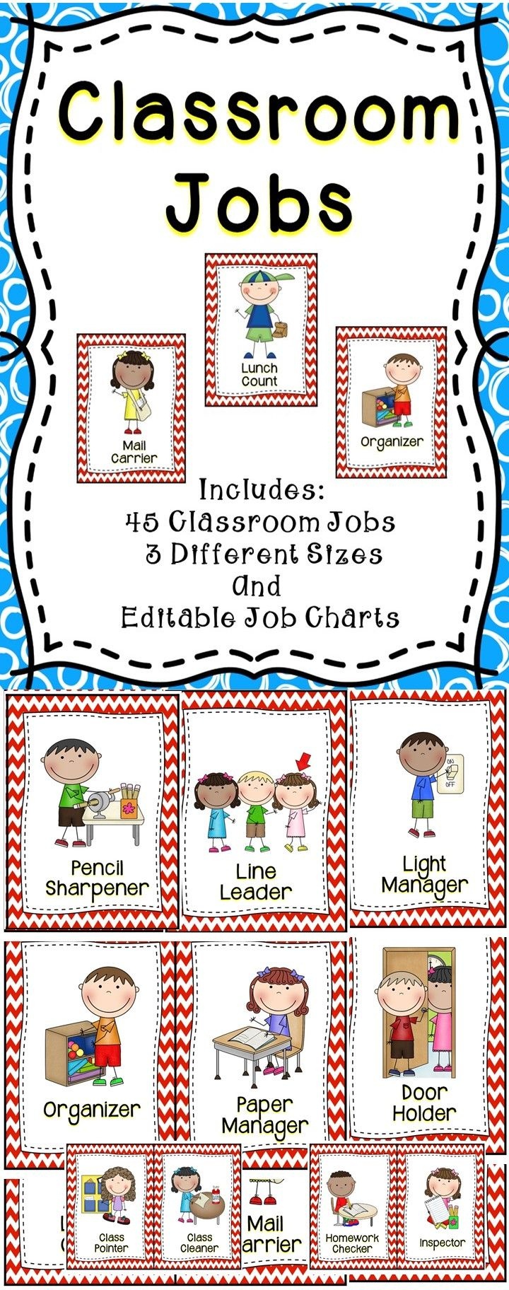 Classroom Jobs Editable | Back To School/september | Classroom