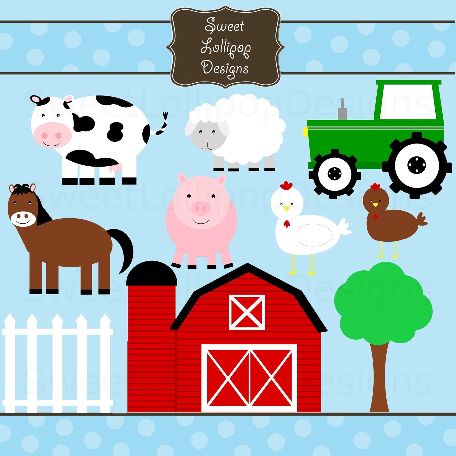 Clipart Farm Animals - Free Large Images | Farm Bday Party In 2019 - Free Printable Animal Cutouts