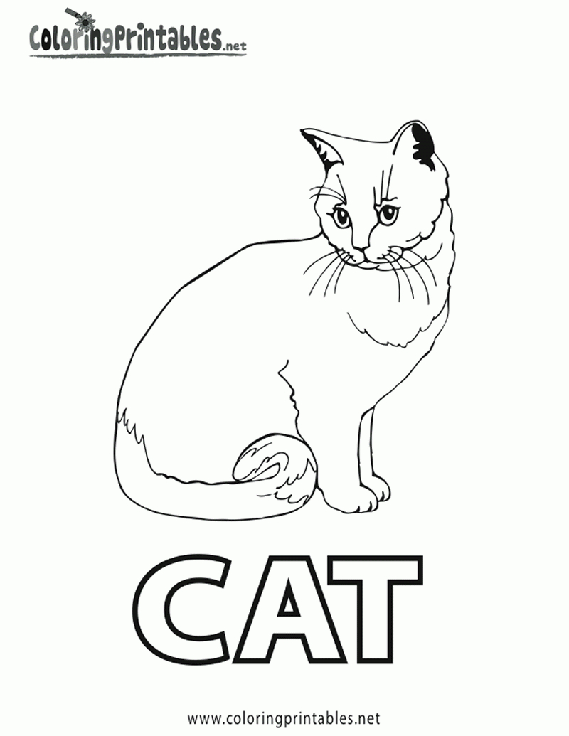 Coloring Book World ~ Coloring Book World Cat And Dog Sheet Dltk - Cat Coloring Pages Free Printable