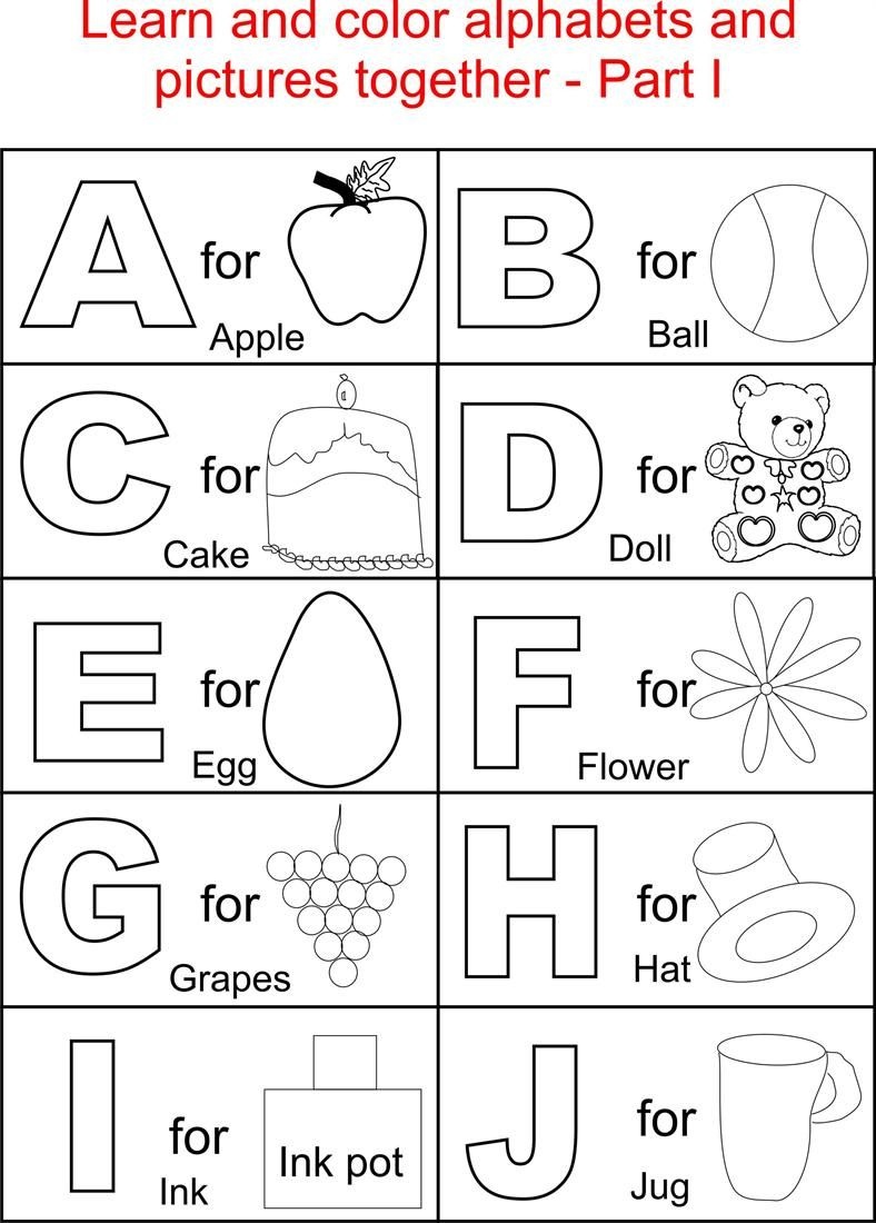 Coloring Book World ~ Stunning Alphabetloring Sheets Book World Free - Free Printable Preschool Alphabet Coloring Pages