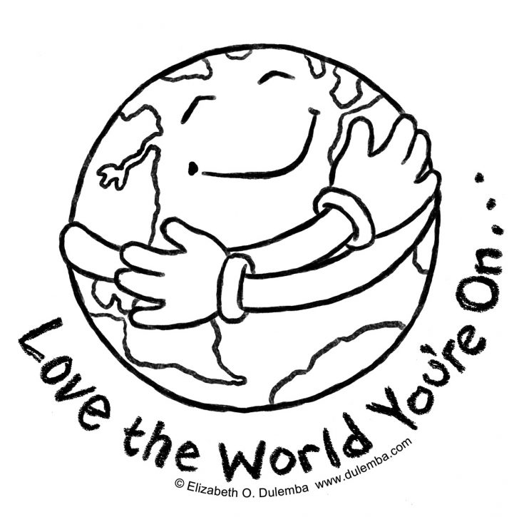 Earth Coloring Pages Free Printable