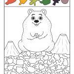 Coloring ~ Groundhog Day Coloring Pages Free Printable For Kids   Free Groundhog Printables Preschool