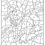 Coloring Pages Ideas: Outstanding Colornumber Coloring Pages   Free Printable Christmas Color By Number Coloring Pages