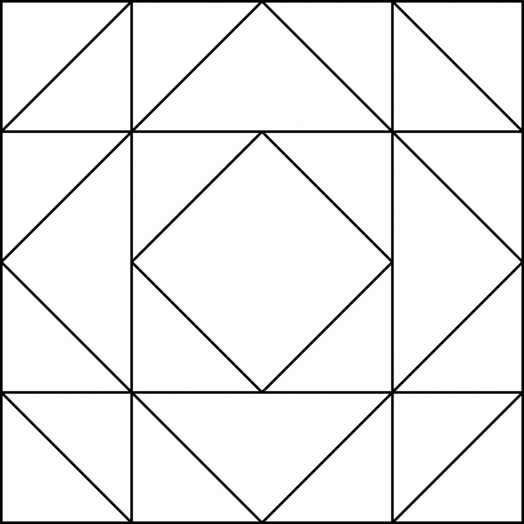 Coloring Pages Quilt Patterns | Coloring Pages Printable | Craft - Free Printable Barn Quilt Patterns