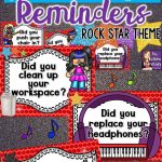 Computer Lab Reminders   Before You Go   Rock Star Theme | School   Free Printable Computer Lab Posters