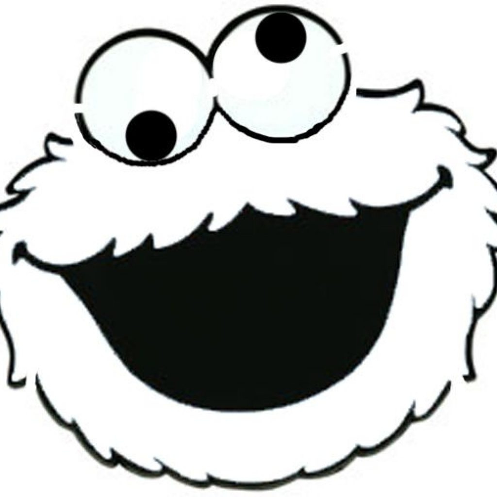 Cookie Monster Face Template Beach Clipart | House Clipart Online - Free Printable Cookie Monster Face