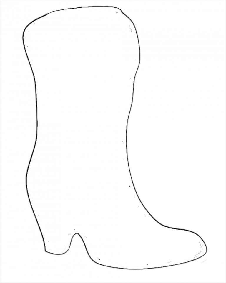 Cowboy Boot Template Mytemplates Free Printable Cowboy Boot Stencil