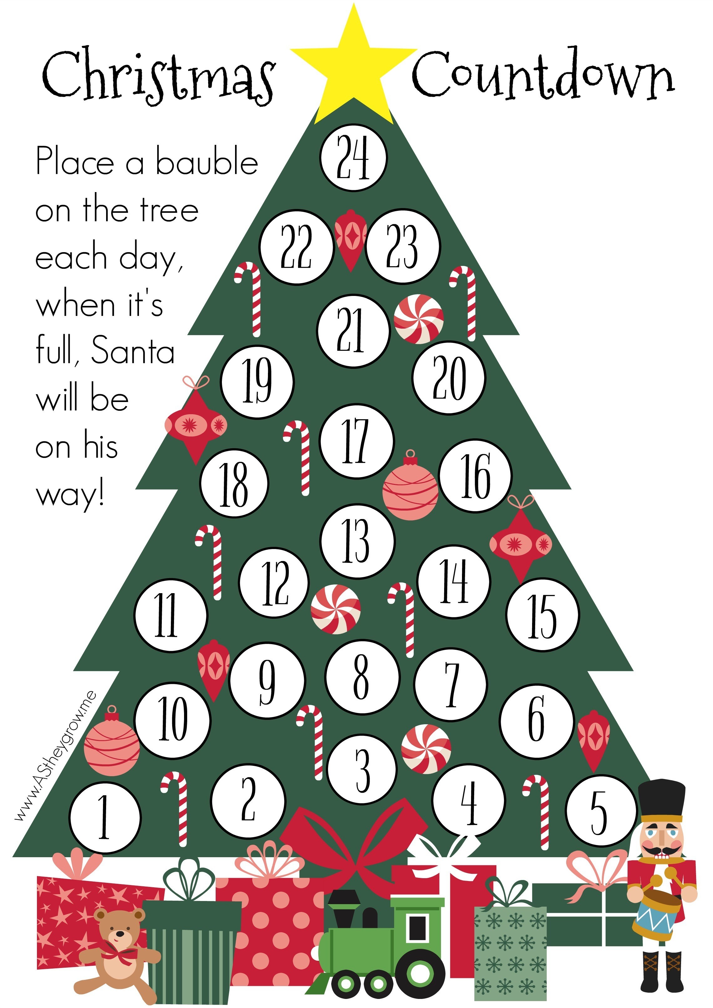 5 Best Free Printable Christmas Countdown Activities vrogue co
