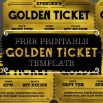 Customizable Golden Ticket Template   Free Printables Online   Golden Ticket Printable Free