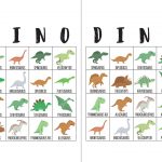 Dinosaur Bingo Cards   The Okie Home   Dinosaur Bingo Printable Free