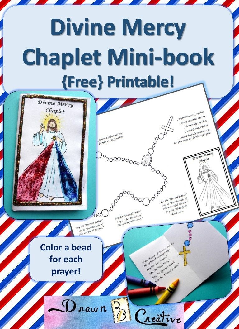 Divine Mercy Chaplet Mini Book | Catholic Printables | Divine Mercy - Free Printable Catholic Mass Book