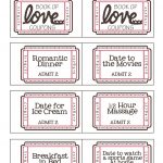 Diy Valentine's Day Coupons Can Also Be Something Like: A Day   Free Massage Coupon Printable