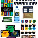 Doctor Who Party Game Ideas   Free Printable Dr Who Birthday Card