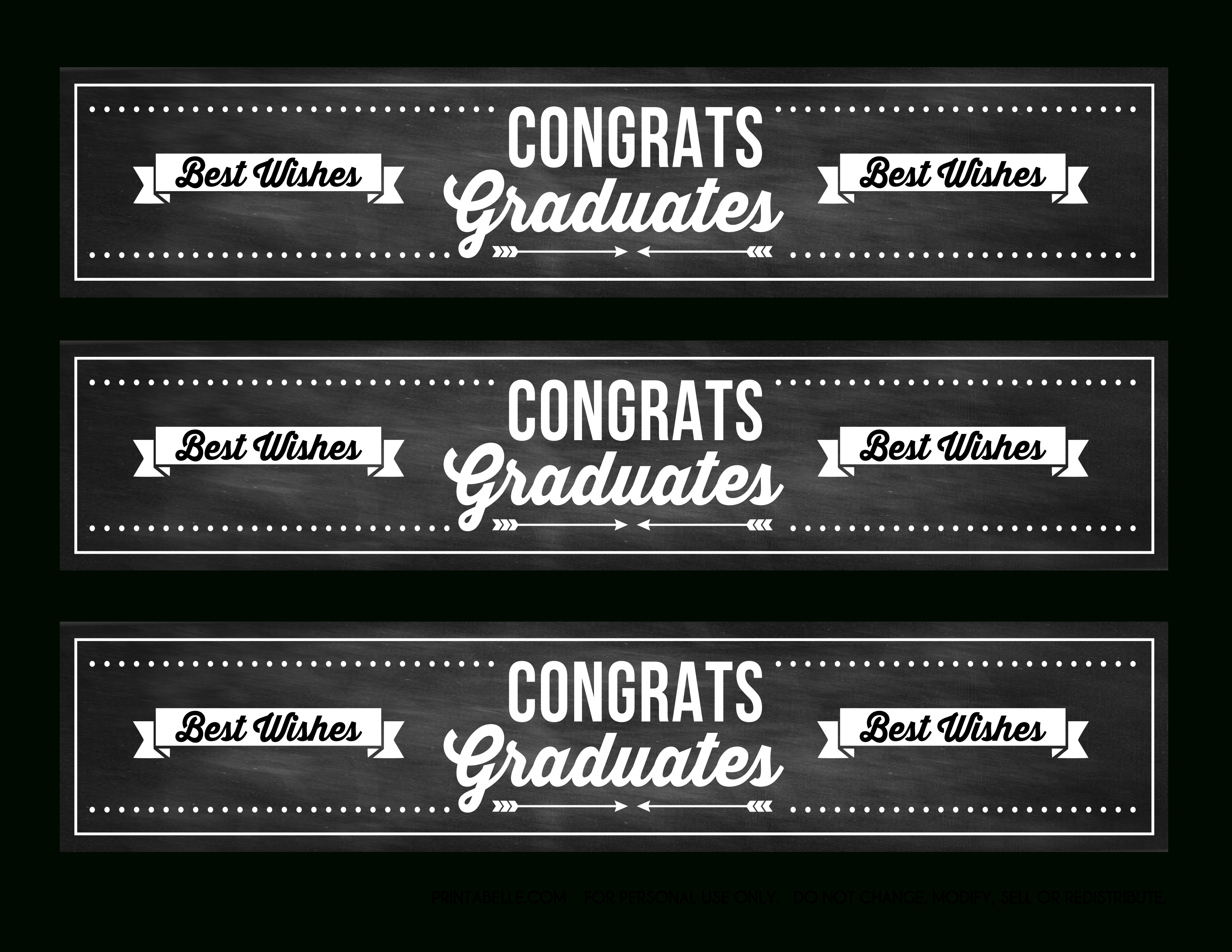 Download These Free Graduation Chalkboard Party Printables! | Catch - Free Printable Graduation Signs