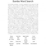 Dumbo Word Search   Wordmint   Free Printable Black History Month Word Search