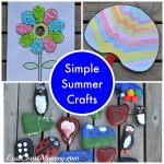 East Coast Mommy: Simple Summer Crafts {With Free Printable Templates}   Free Printable Craft Activities