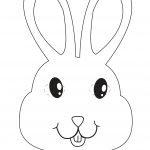 Easter Masks   Bunny Rabbit And Chick Template   Itsy Bitsy Fun   Free Printable Rabbit Template