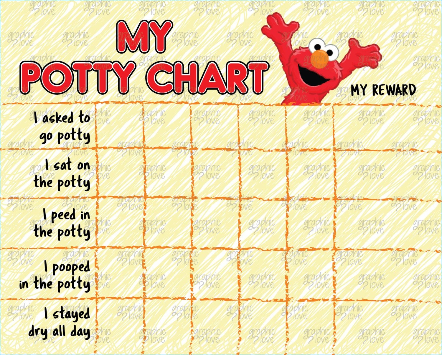 Free Printable Minnie Mouse Potty Training Chart