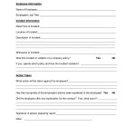 Employee Discipline Form | Employee Forms | Employee Evaluation Form   Free Printable Hr Forms