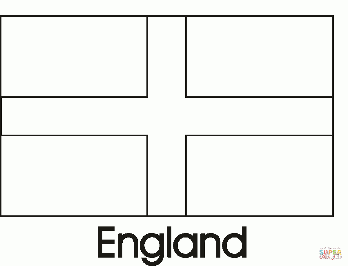 England Flag Coloring Page | Free Printable Coloring Pages - Free Printable Union Jack Flag To Colour