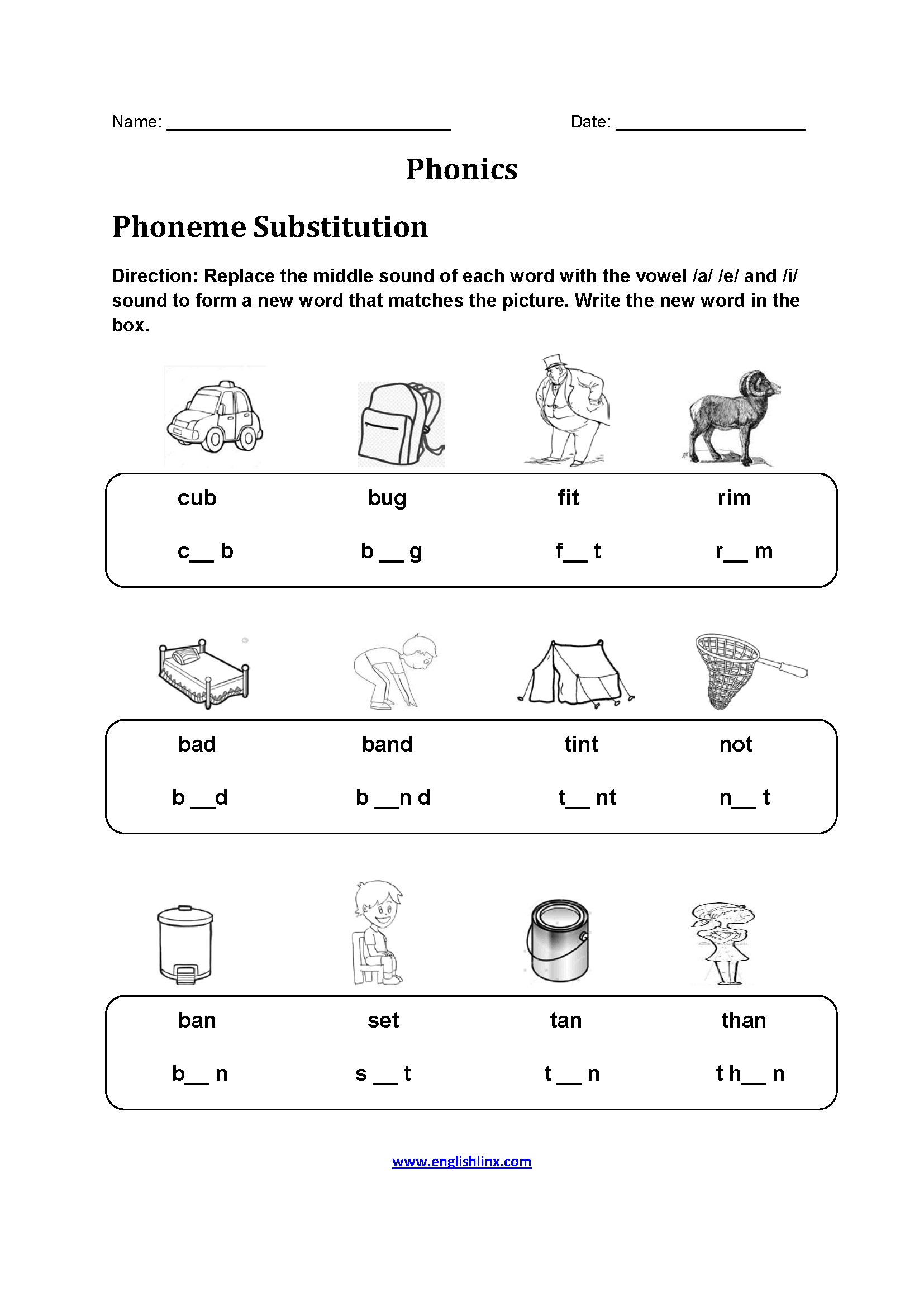 Free Printable Phonics Worksheets For 4Th Grade Free Printable