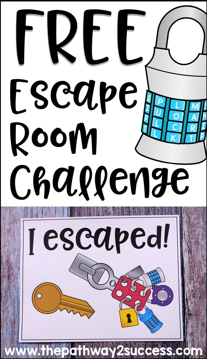 Executive Functioning Escape Room Activity | Cool Stuff From The - Printable Escape Room Free