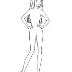 Fashion Model To Print & Draw Clothes On | Free! Printables   Free Printable Fashion Templates