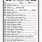 Father's Day Questionnaire (Free Printable) | Father's Day | Fathers   Free Preschool Fathers Day Printables
