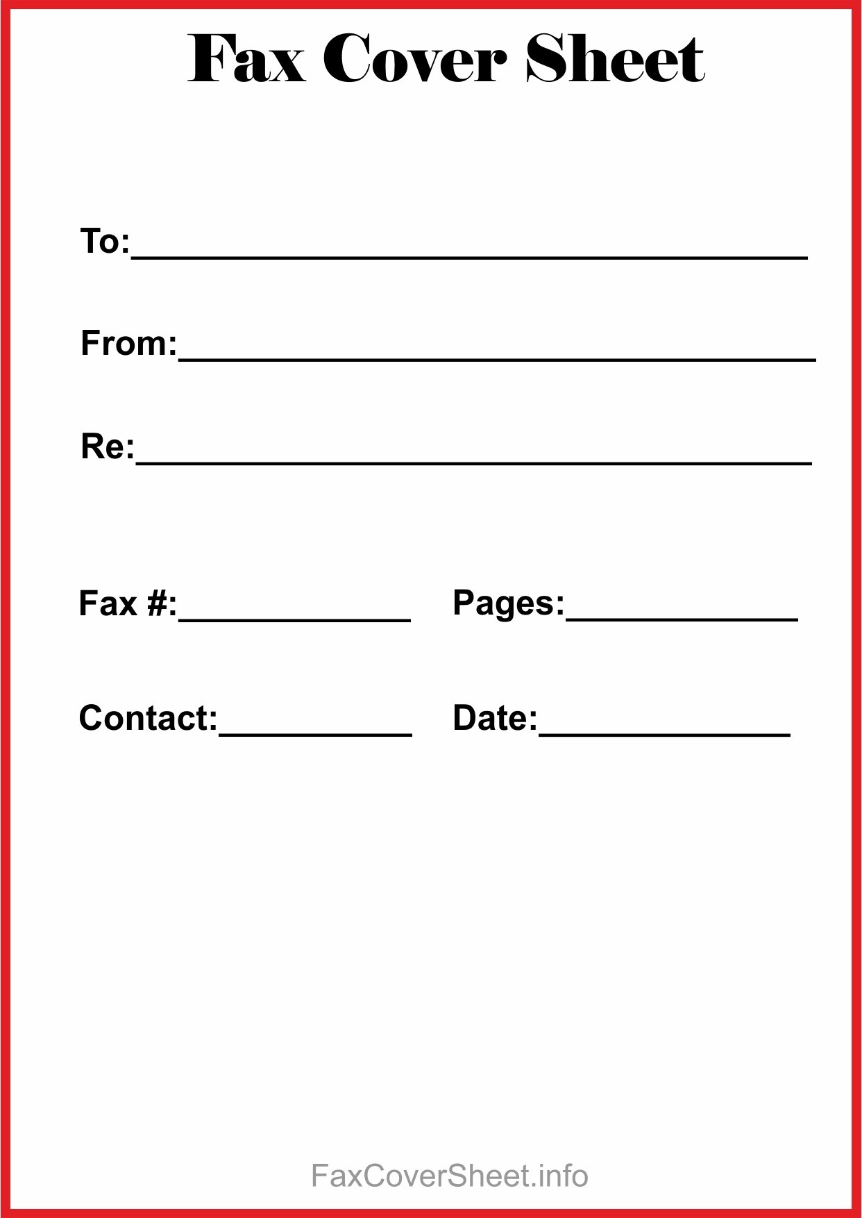Fax Cover Sheet Fillable New Free Fax Cover Sheet Template - Free Printable Fax Cover Page