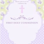 First Communion Invitation Cards | Coolest Invitation Templates   Free Printable First Communion Invitation Cards