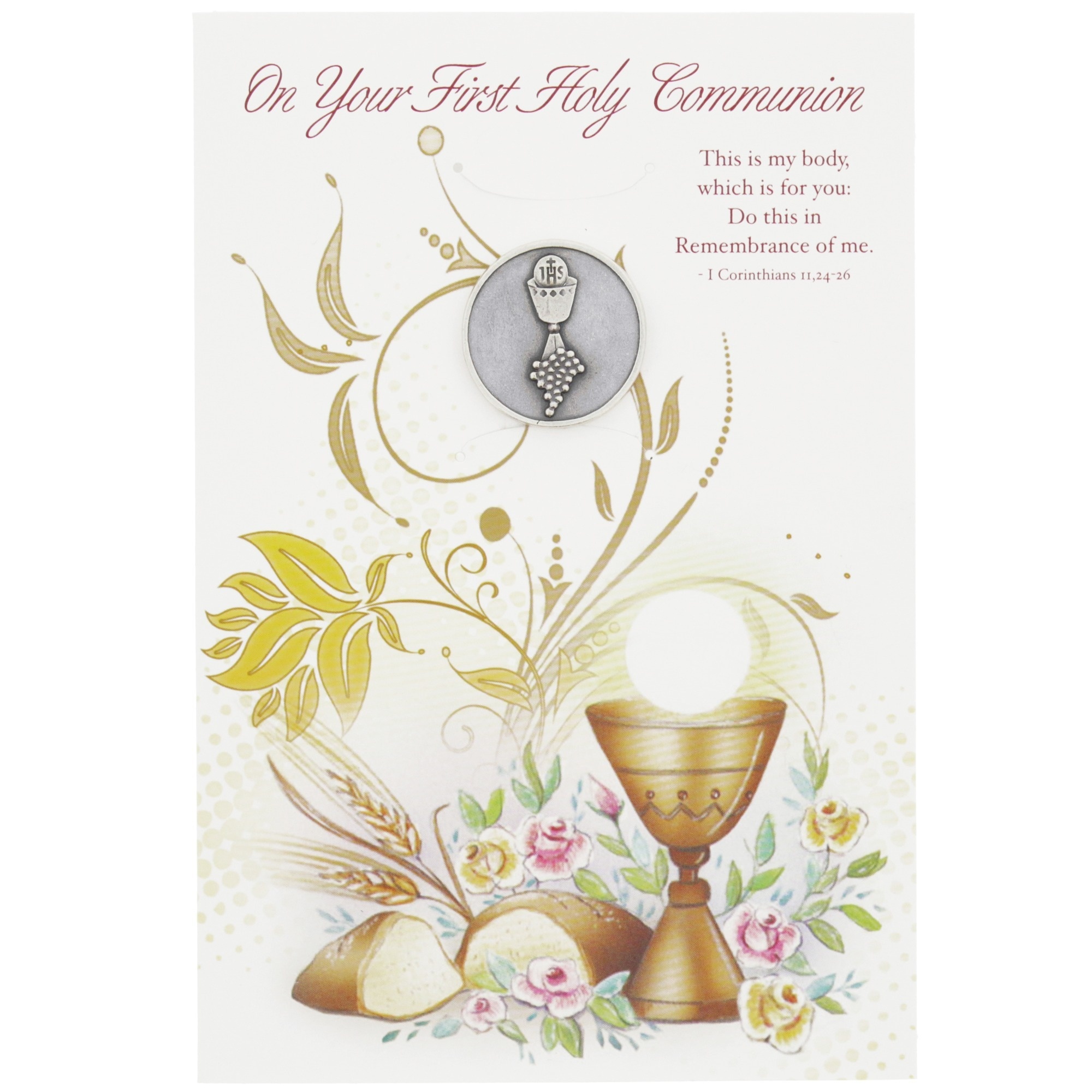 First Communion Greeting Cards Printable Free Free Templates Printable