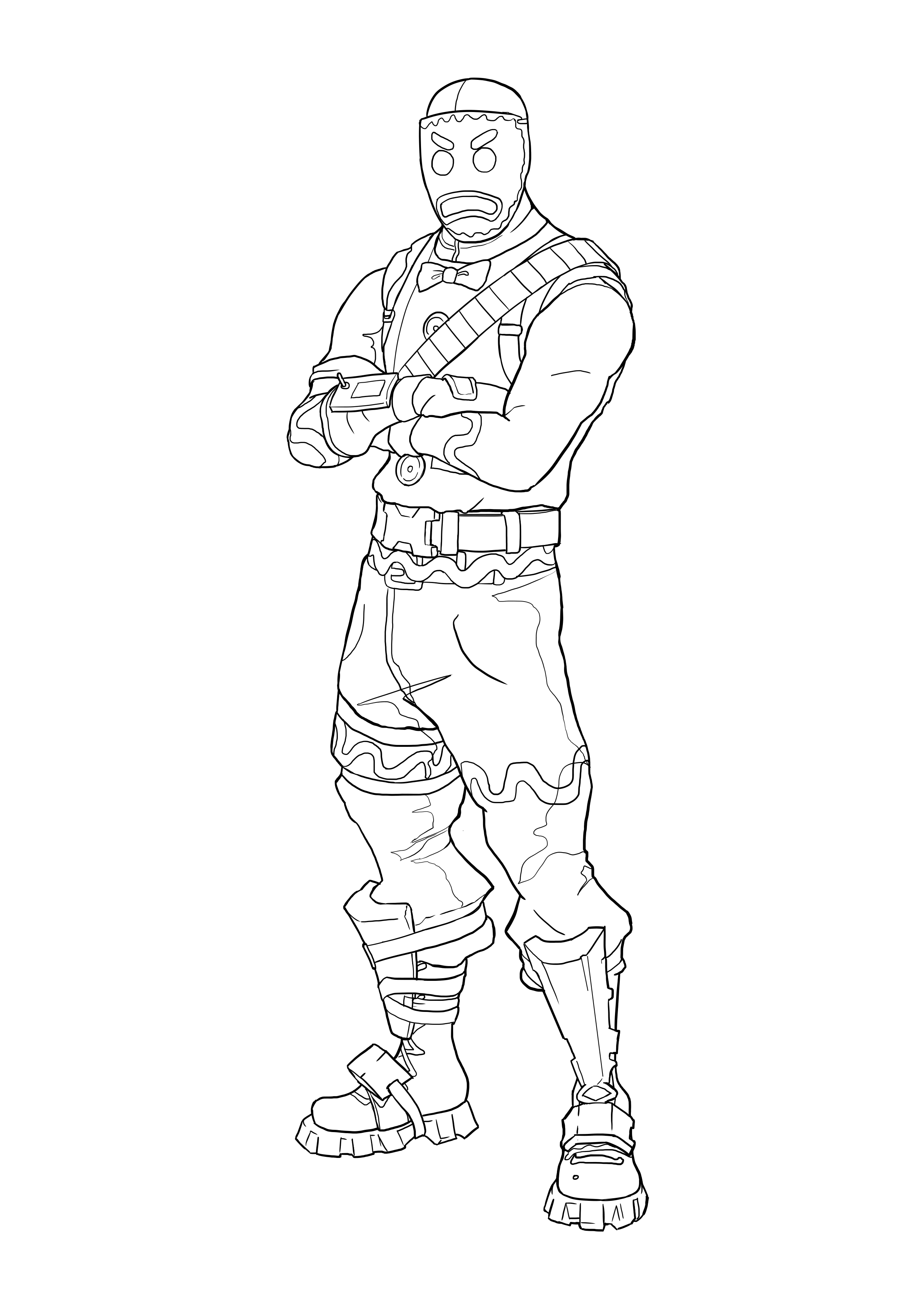 Fortnite Coloring Pages [25+ Free - Ultra High Resolution] - Man In The