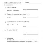 Free 8Th Grade Worksheets | Two Ways To Print This Free 8Th Grade   6Th Grade Writing Worksheets Printable Free