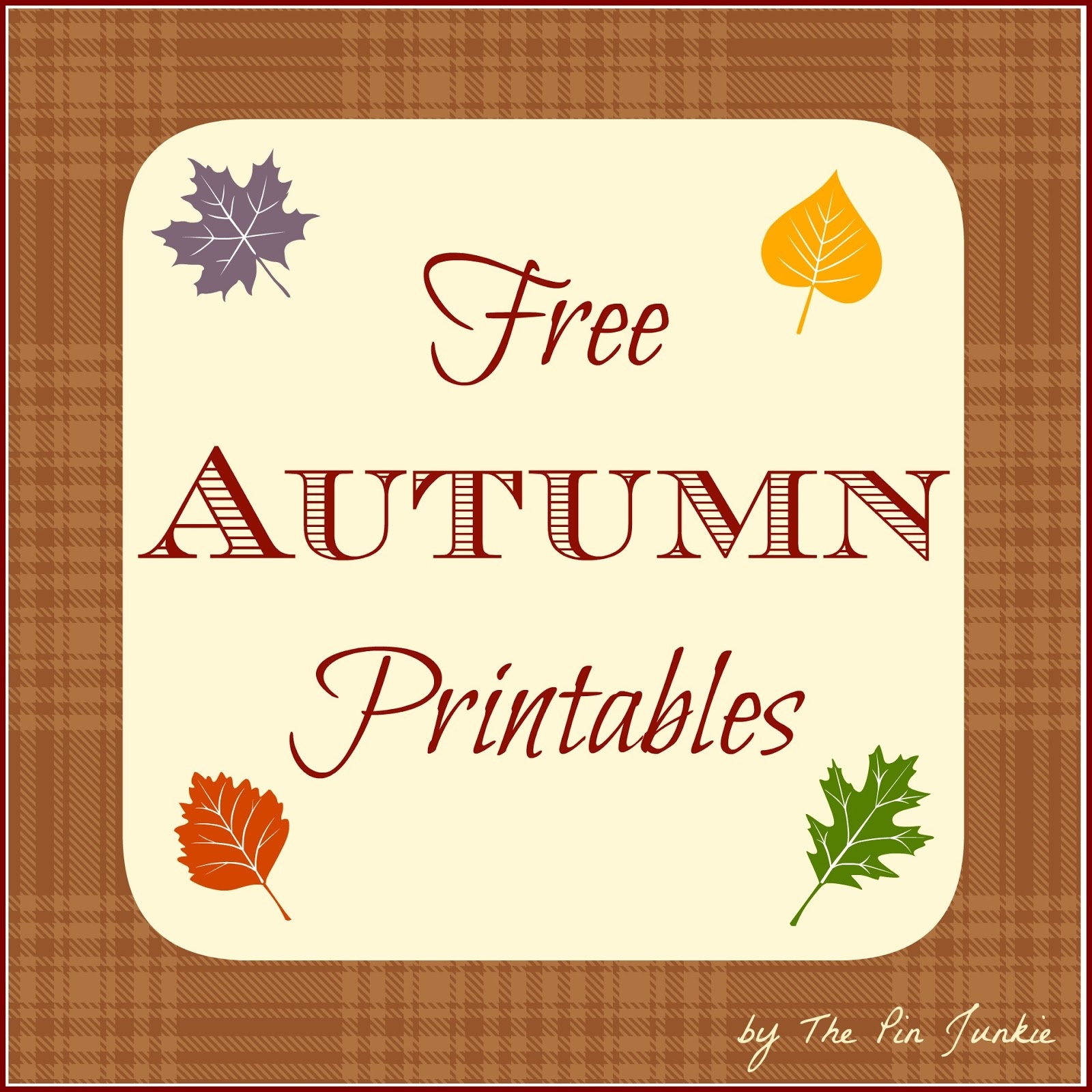 Free Autumn Printables - Free Autumn Printables