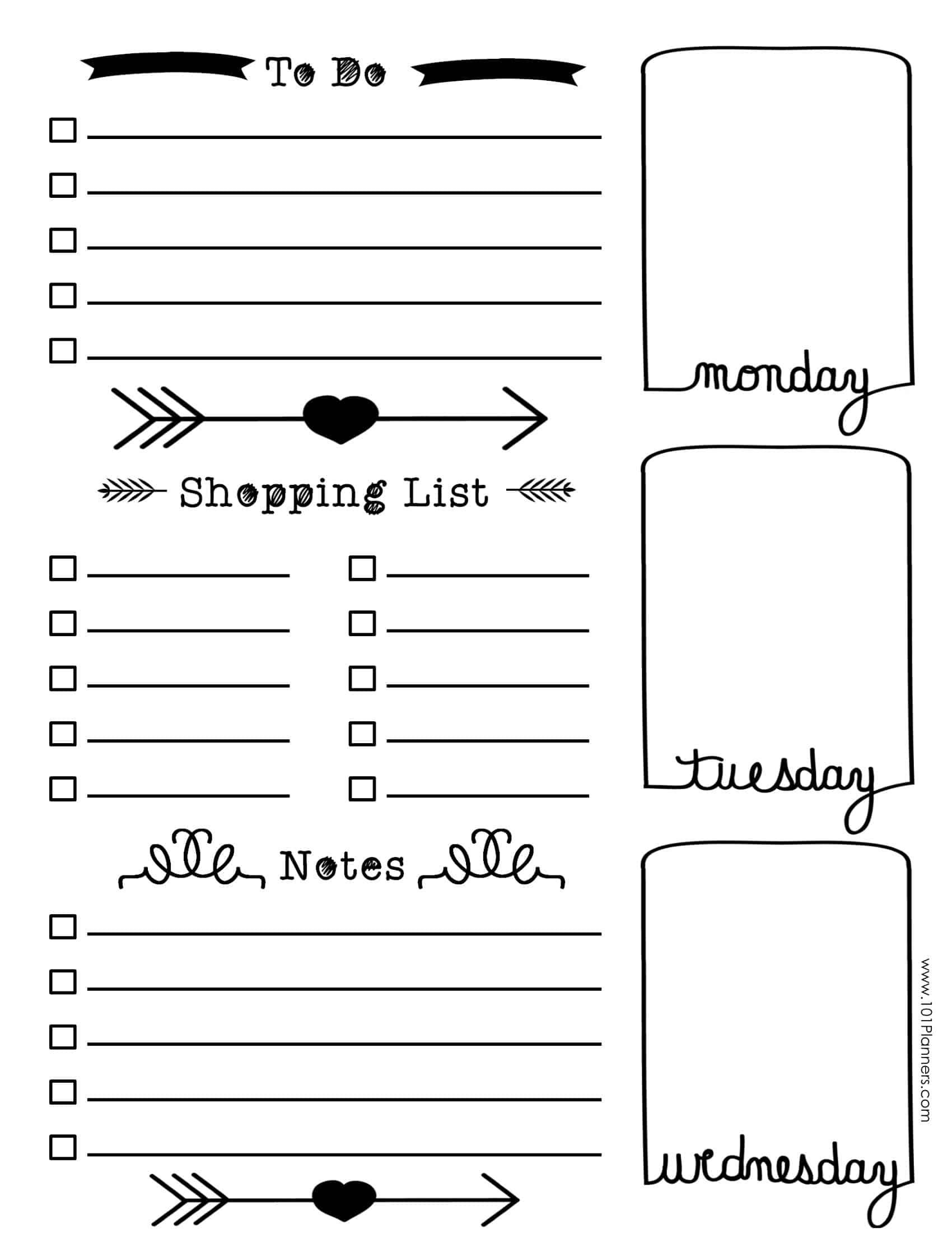 Free Bullet Journal Printables | Customize Online For Any Planner Size - Free Printable Journal Templates