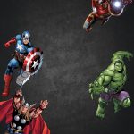 Free Chalkboard Avenger Birthday Invitation | Ry 4 Bd | 60Th   Avengers Party Invitations Printable Free