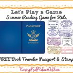 Free Children's Summer Reading Game Bookland Travel   Free Printable Passport Template