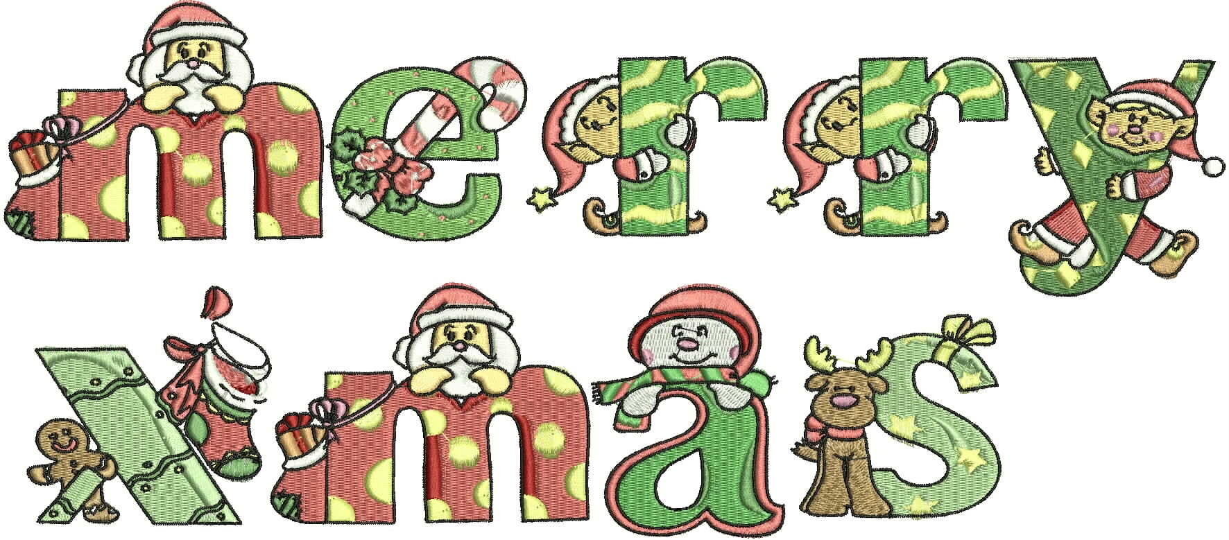 Free Christmas Alphabet Cliparts, Download Free Clip Art, Free Clip - Free Printable Christmas Alphabet