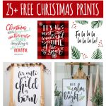 Free Christmas Printables That'll Look Great In Your Home | Eighteen25   Free Christmas Printables