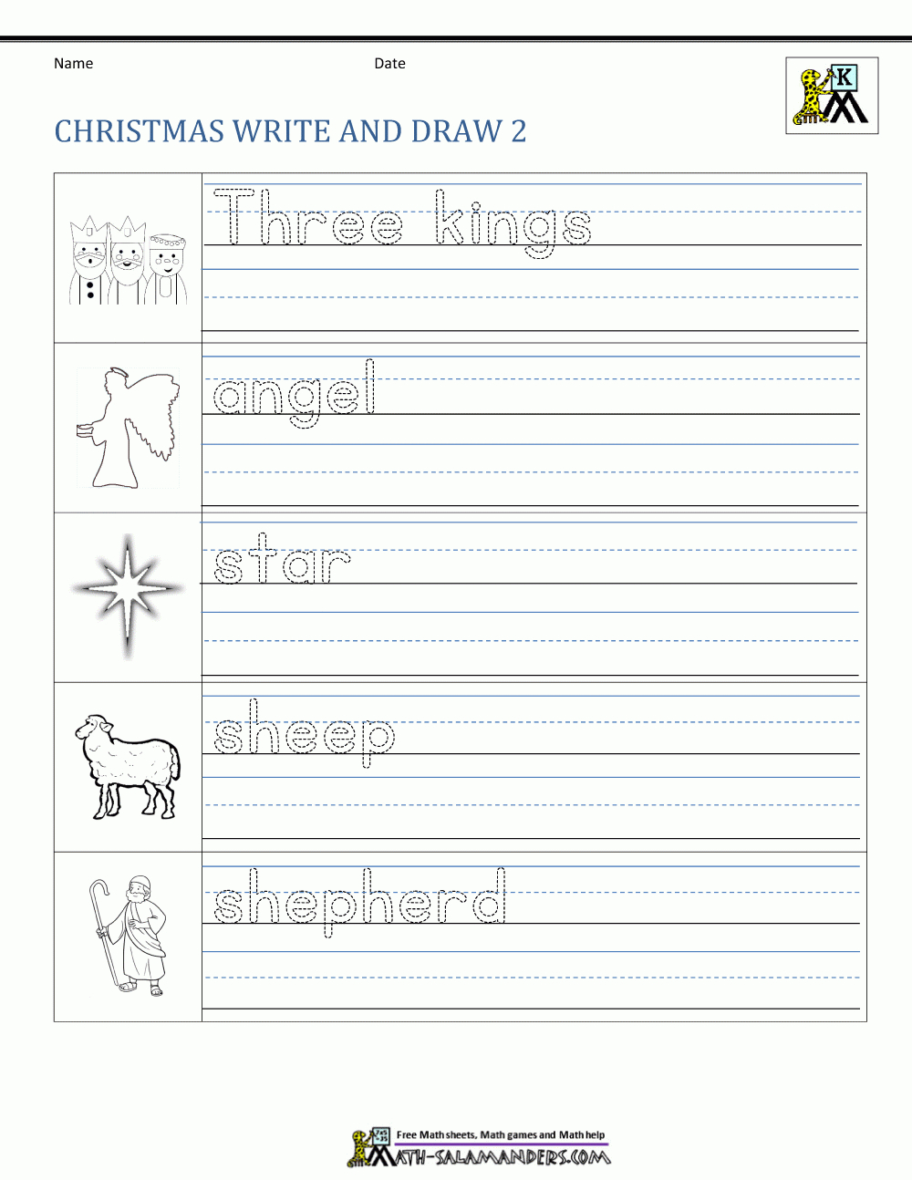 Free Christmas Worksheets For Kids - Free Christmas Printables For Kids