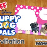 Free Disney Puppy Dog Pals Invitation Templates | Free Printable   Dog Birthday Invitations Free Printable