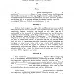 Free Download Nc Last Will And Testament Form Brilliant Form   Free Printable Will Forms Download