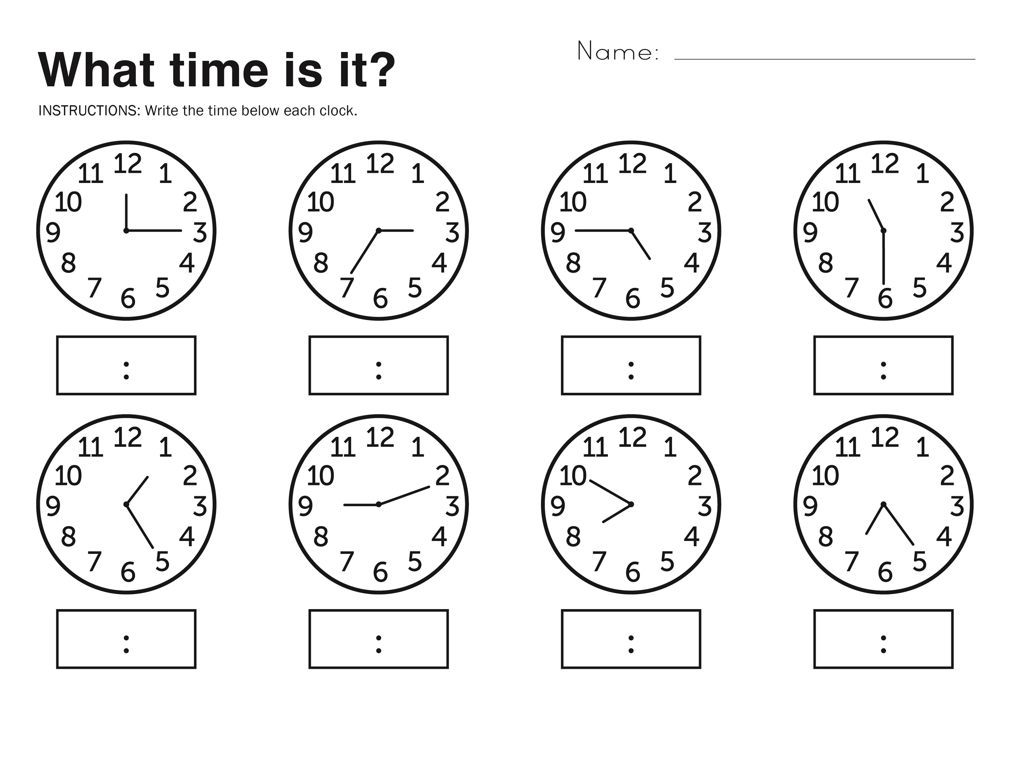 Free Easy Elapsed Time Worksheets | Activity Shelter - Free Printable Telling Time Worksheets
