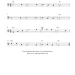 Free Easy Trombone Sheet Music, Tumbalalaika   Sheet Music For Trombone Free Printable
