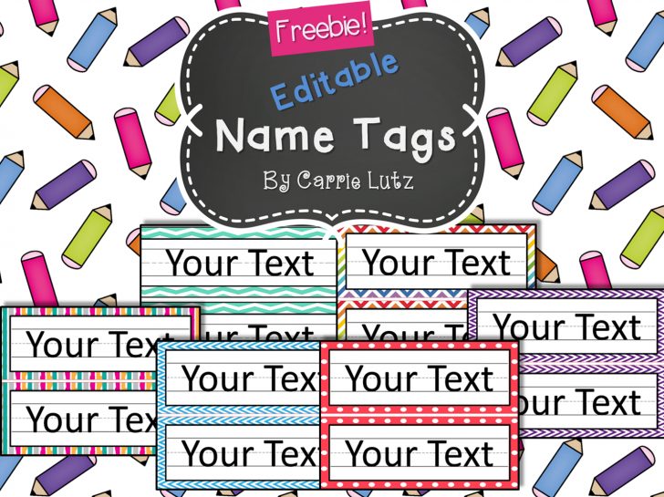 Free Printable Crayon Name Tags
