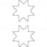 Free Eight Pointed Star Shapes | Blank Printable Shapes For Kids   Star Template Free Printable