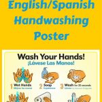 Free English / Spanish Handwashing Poster   Use For Daycare, School   Free Printable Hand Washing Posters