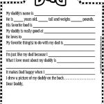 Free Father's Day Printable From The Creative Homemaker | Father's   Free Preschool Fathers Day Printables