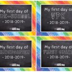 Free First & Last Day Of School Printables   Free First Day Of School Printables