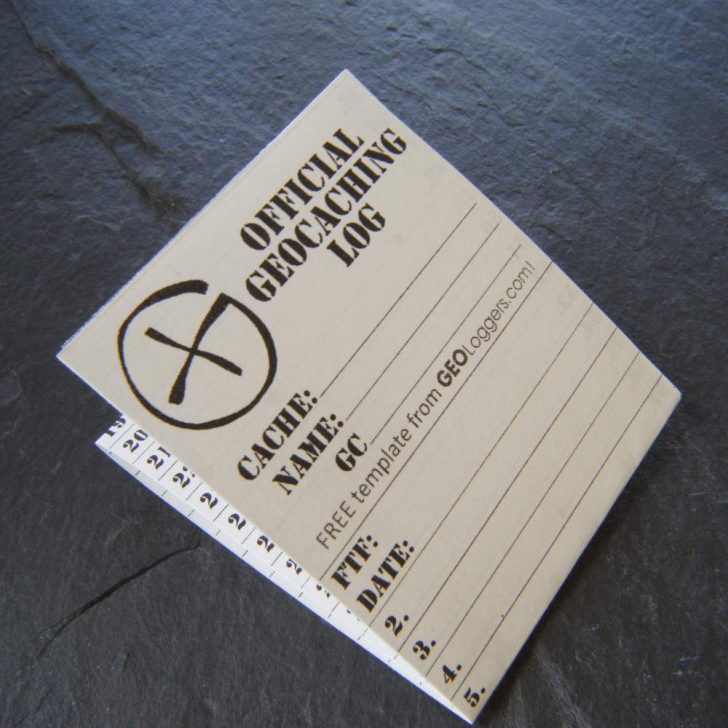 Free Geocaching Log Templates - Geocache Label Free Printable - Free ...